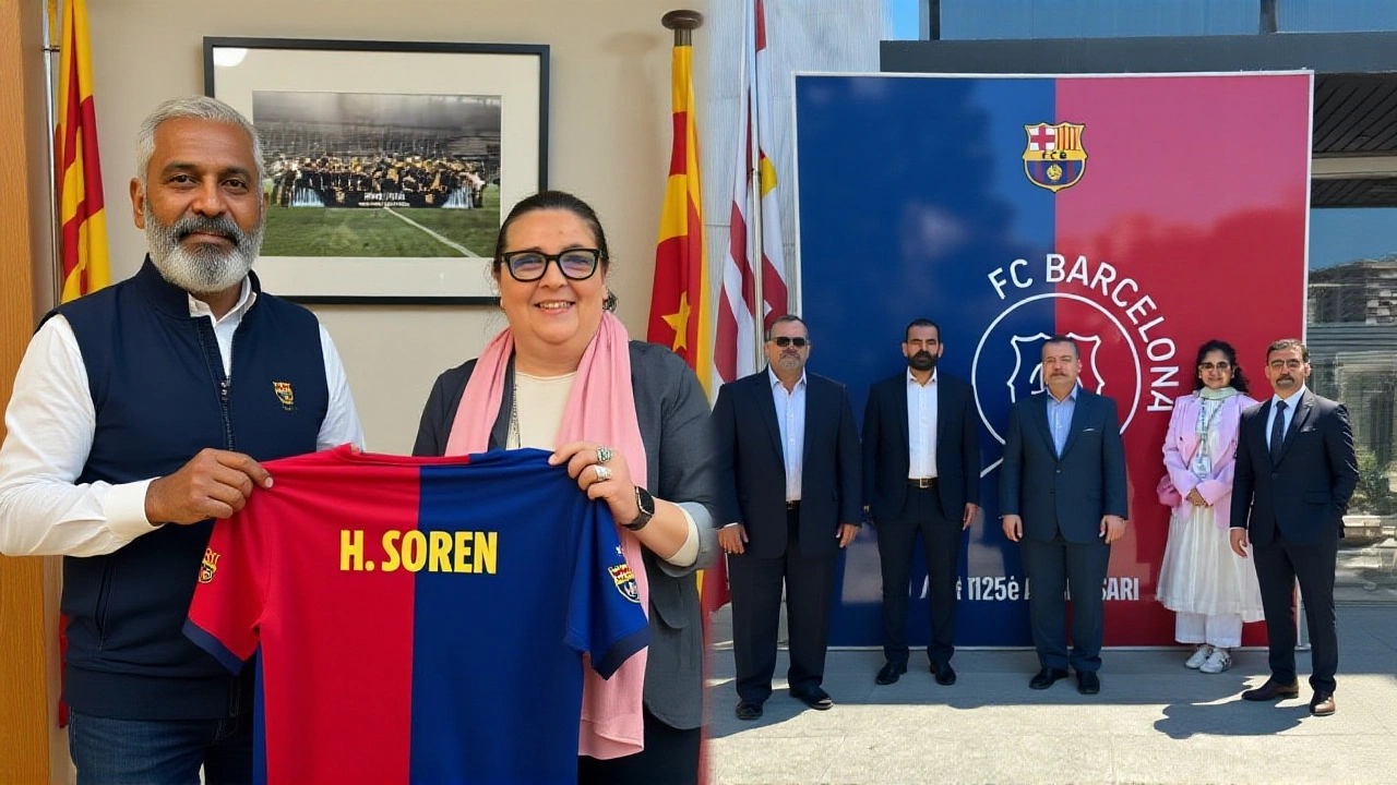 Jharkhand CM Hemant Soren Eyes FC Barcelona Sports Tie‑up in Barcelona
